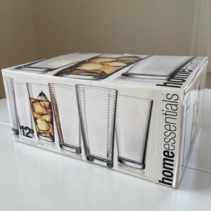 7 Home Essentials 16.5 oz Coolers, clear